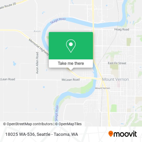 18025 WA-536 map