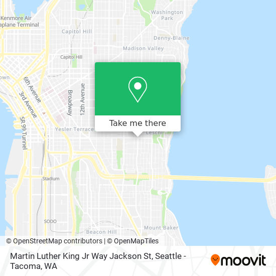 Martin Luther King Jr Way Jackson St map