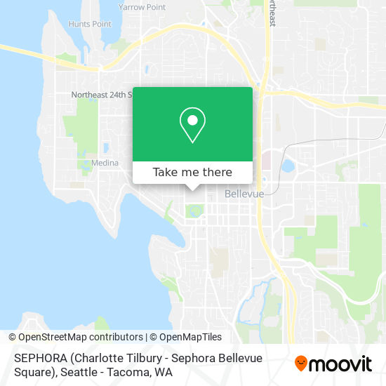 Mapa de SEPHORA (Charlotte Tilbury - Sephora Bellevue Square)