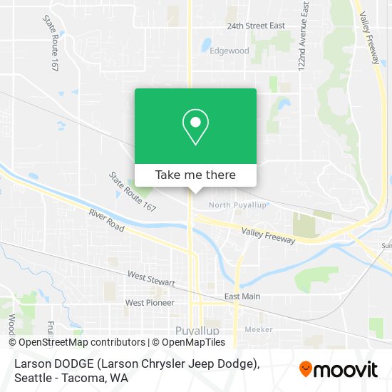 Mapa de Larson DODGE (Larson Chrysler Jeep Dodge)