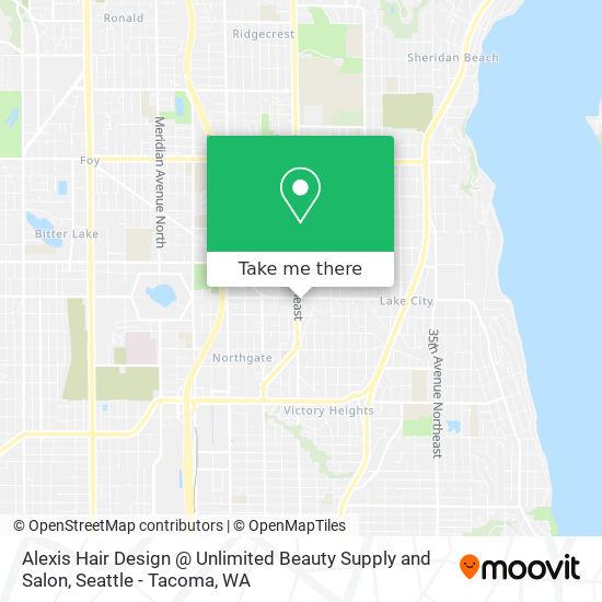 Alexis Hair Design @ Unlimited Beauty Supply and Salon map