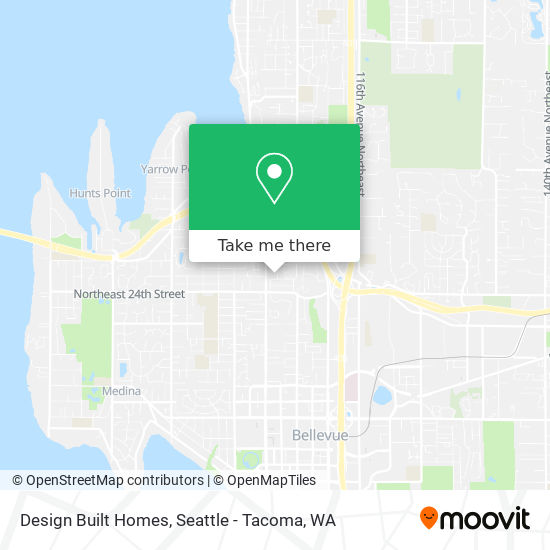 Design Built Homes map