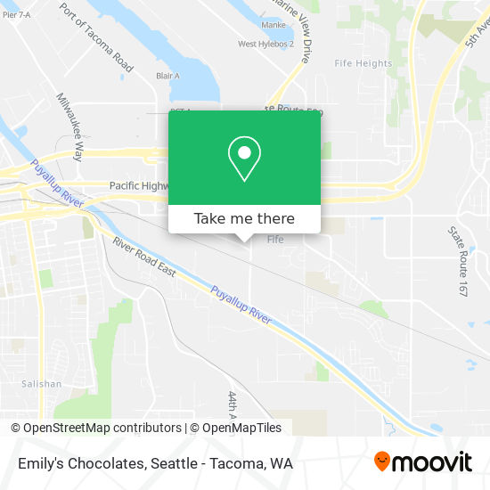 Emily's Chocolates map