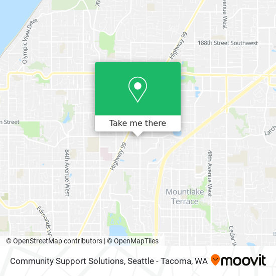 Community Support Solutions map