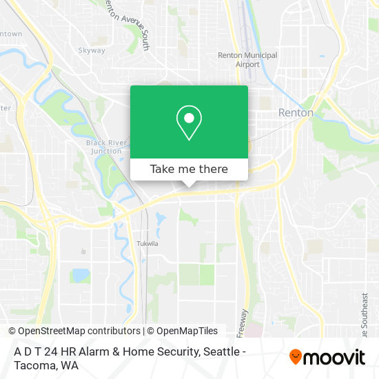 A D T 24 HR Alarm & Home Security map