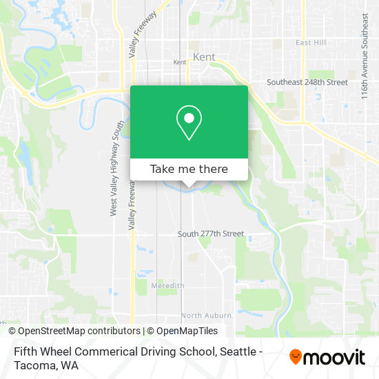 Fifth Wheel Commerical Driving School map