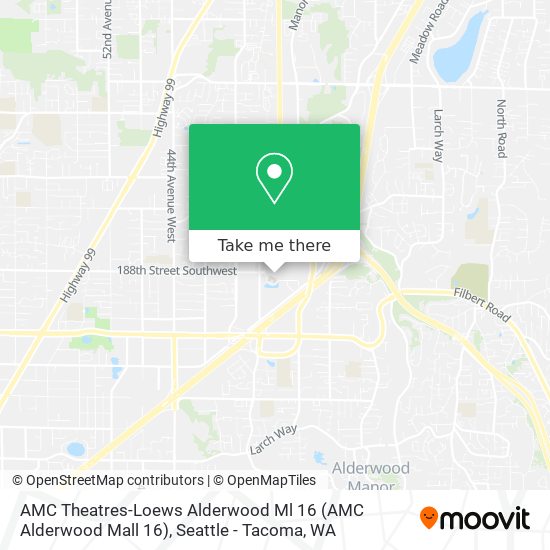 AMC Theatres-Loews Alderwood Ml 16 (AMC Alderwood Mall 16) map