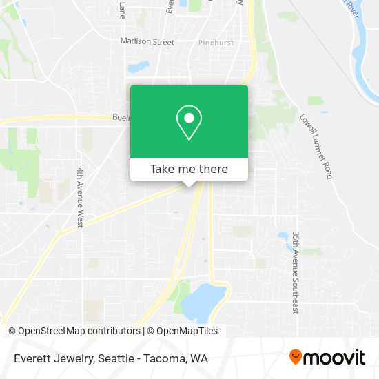 Mapa de Everett Jewelry