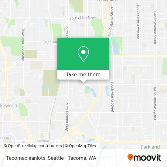 Tacomacleanlots map