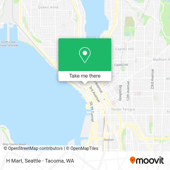 H Mart map