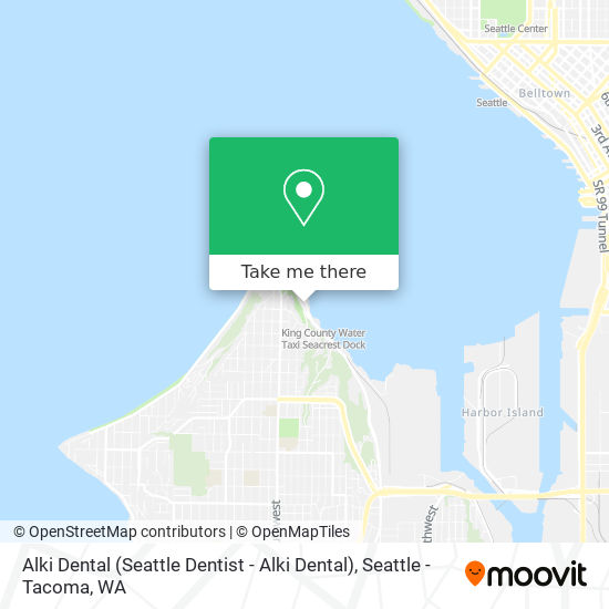 Alki Dental (Seattle Dentist - Alki Dental) map