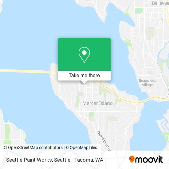 Seattle Paint Works map