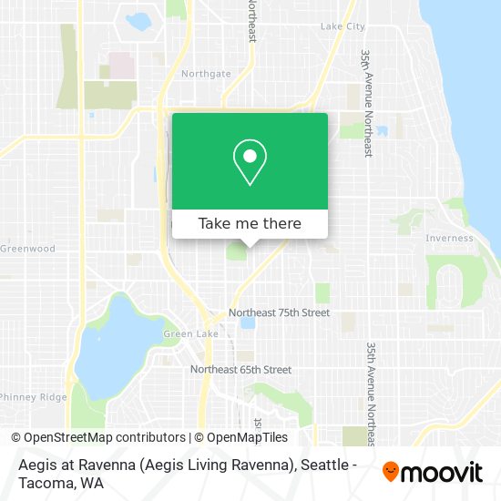 Aegis at Ravenna (Aegis Living Ravenna) map