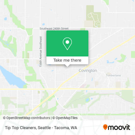 Tip Top Cleaners map