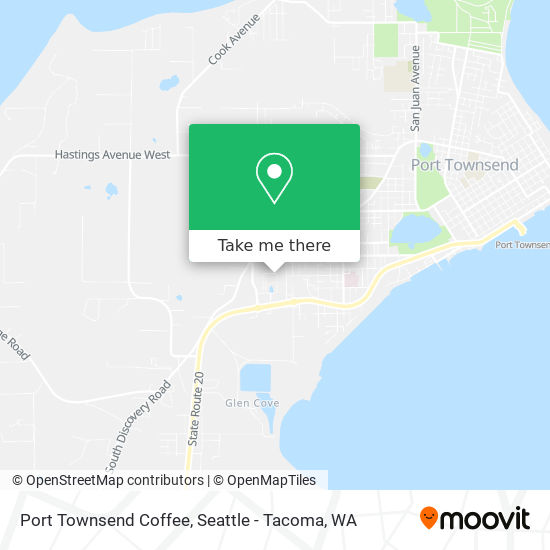 Port Townsend Coffee map