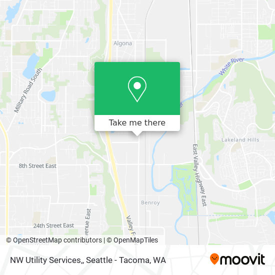 NW Utility Services, map