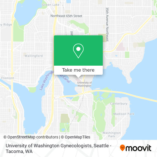 University of Washington Gynecologists map