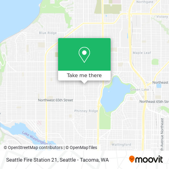 Mapa de Seattle Fire Station 21