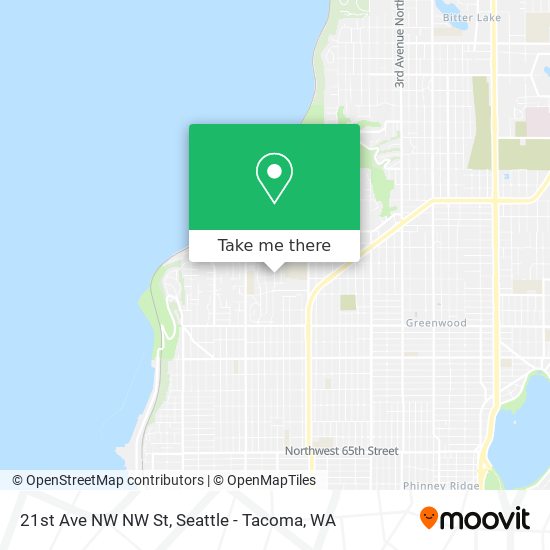 Mapa de 21st Ave NW NW St