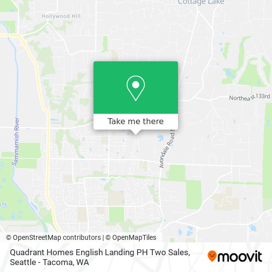 Quadrant Homes English Landing PH Two Sales map