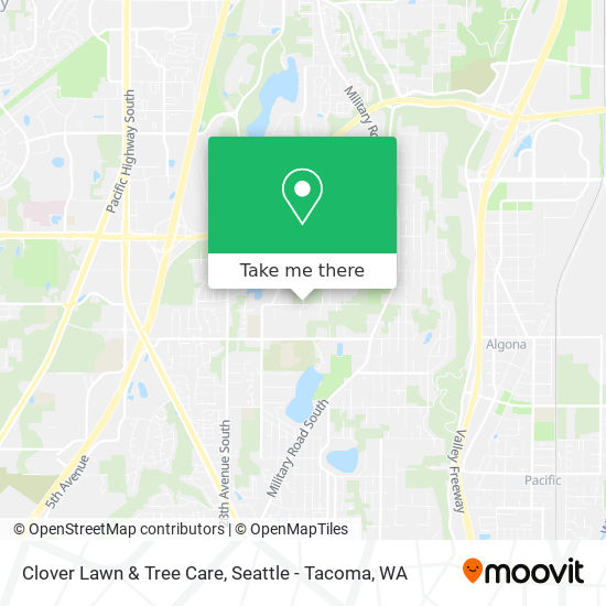 Mapa de Clover Lawn & Tree Care