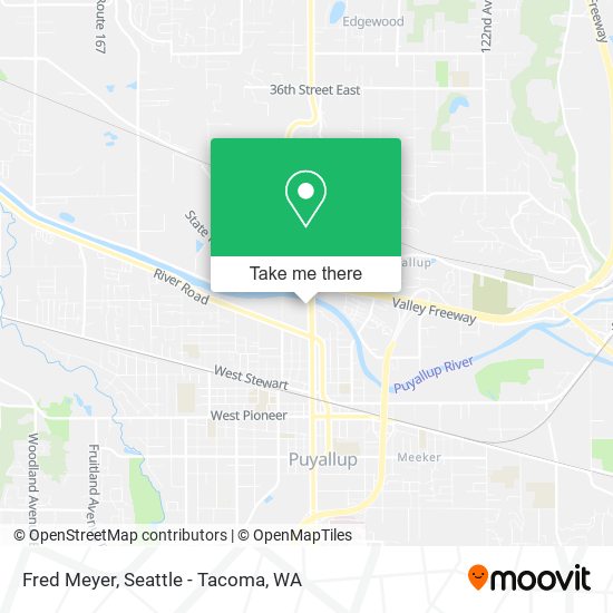 Mapa de Fred Meyer