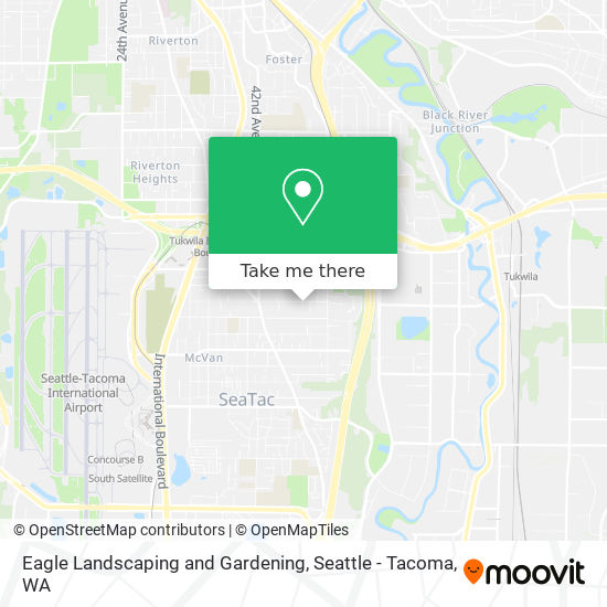 Eagle Landscaping and Gardening map