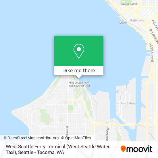 Mapa de West Seattle Ferry Terminal (West Seattle Water Taxi)