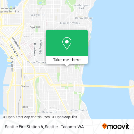 Seattle Fire Station 6 map