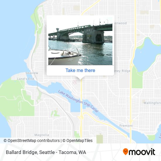 Mapa de Ballard Bridge