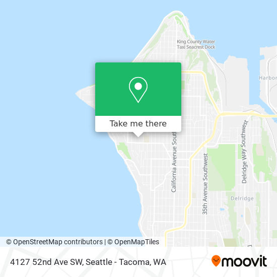 Mapa de 4127 52nd Ave SW