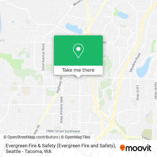 Evergreen Fire & Safety map