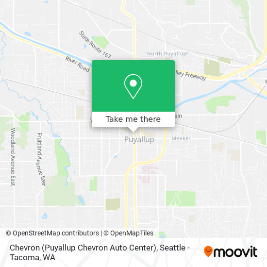 Chevron (Puyallup Chevron Auto Center) map