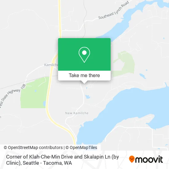 Corner of Klah-Che-Min Drive and Skalapin Ln (by Clinic) map