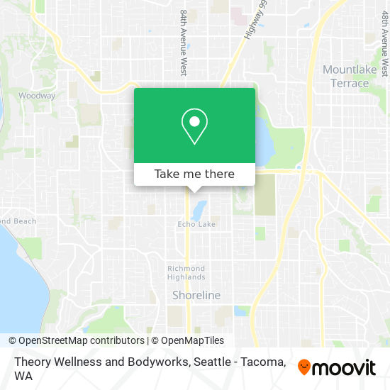 Theory Wellness and Bodyworks map