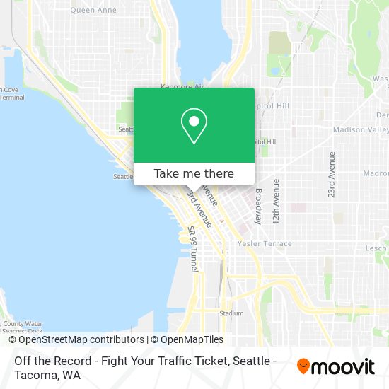 Mapa de Off the Record - Fight Your Traffic Ticket