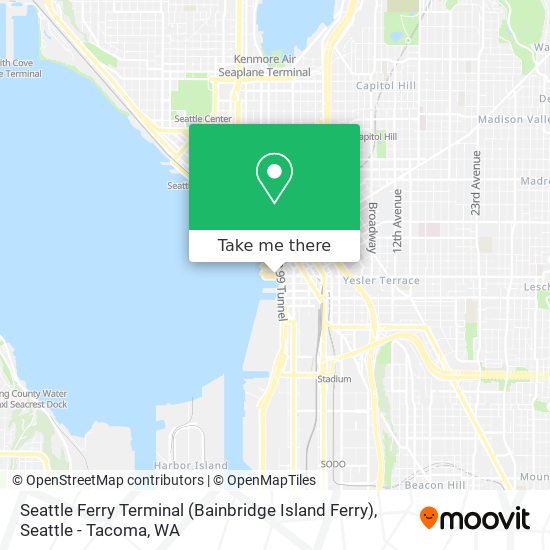 Seattle Ferry Terminal (Bainbridge Island Ferry) map