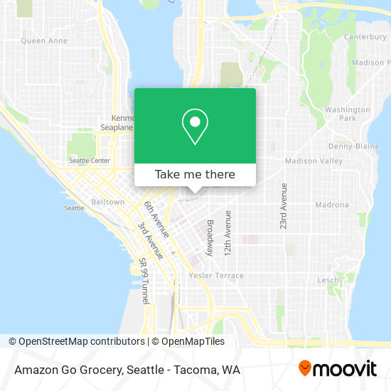 Mapa de Amazon Go Grocery