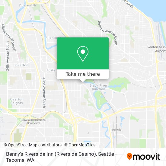 Benny's Riverside Inn (Riverside Casino) map