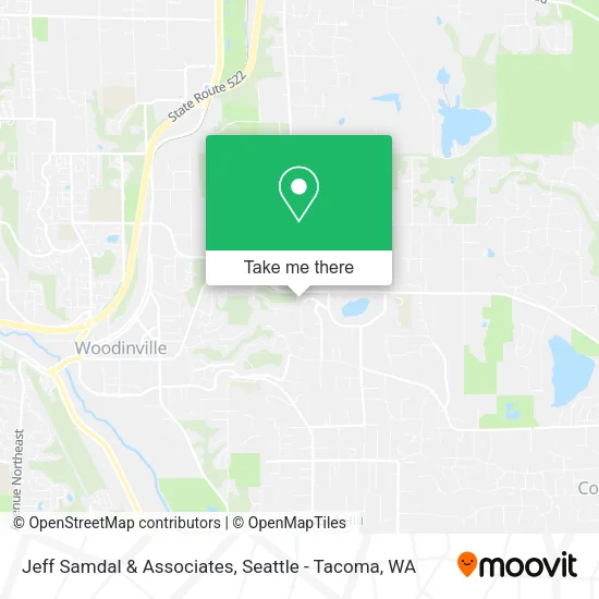 Jeff Samdal & Associates map