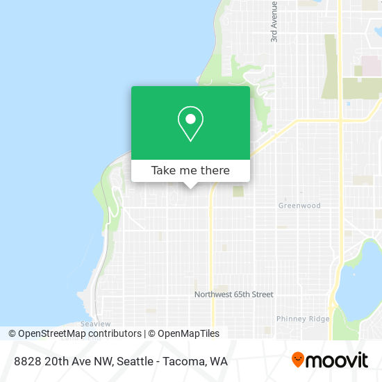 Mapa de 8828 20th Ave NW