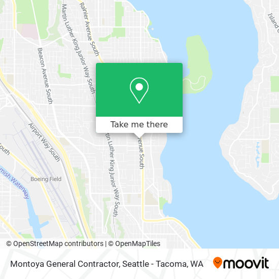 Montoya General Contractor map