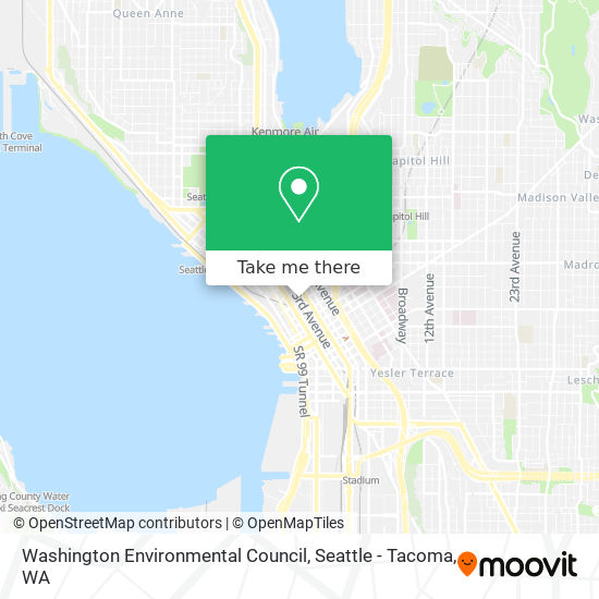 Washington Environmental Council map