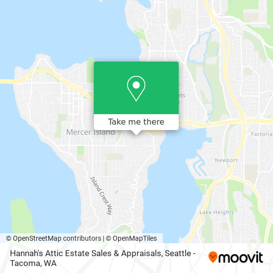 Hannah's Attic Estate Sales & Appraisals map