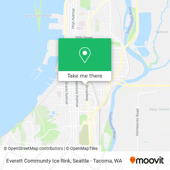 Everett Community Ice Rink map