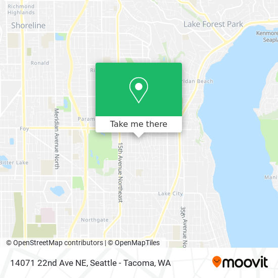 Mapa de 14071 22nd Ave NE