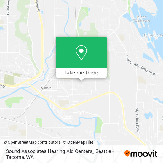 Mapa de Sound Associates Hearing Aid Centers,