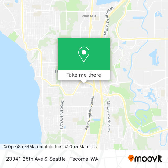 Mapa de 23041 25th Ave S