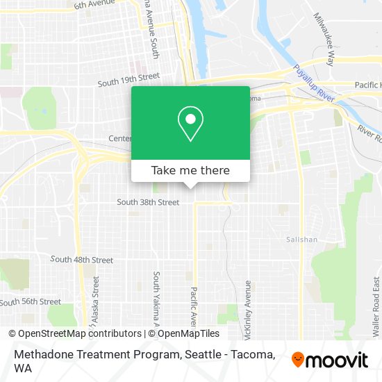 Mapa de Methadone Treatment Program