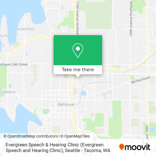 Mapa de Evergreen Speech & Hearing Clinic